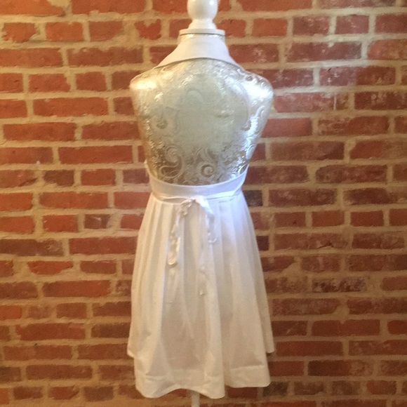 Bebe button front Tanya Dress w/collared neck. - Picture 4 of 8